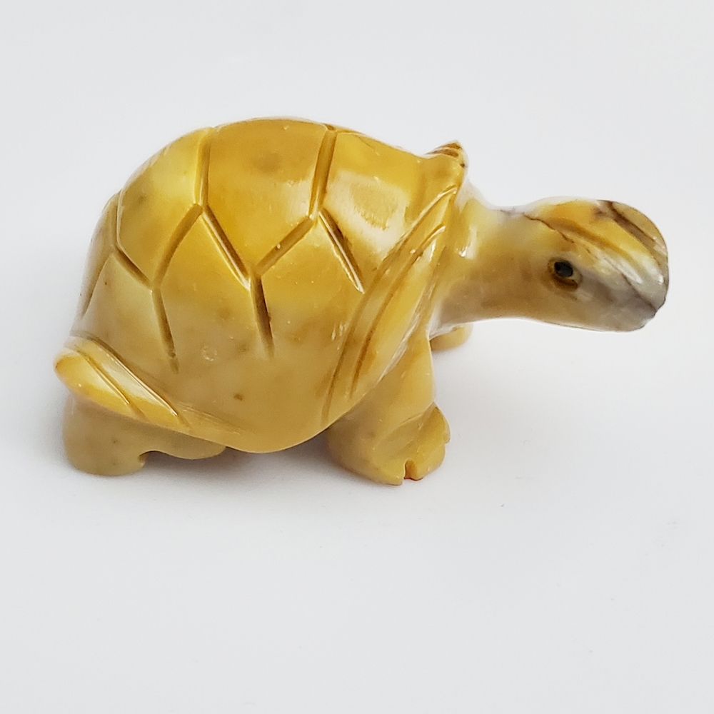Soapstone Carved Turtle - Picture 2 of 3